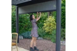 Alasvedettävä Paviljongin Seinä Mirador 4m Harmaa