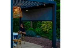 Alasvedettävä Paviljongin Seinä Mirador 4m Harmaa