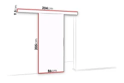 Alata Ovi 204x86x205 cm