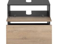 Allaskaappi Gaddesden 60x35 cm Antrasiitti/Luonnonväri