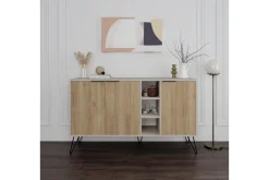 Andalos Konsolipöytä 142 cm Hiekkakivi/Tammi