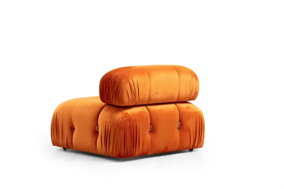 Andrarum Belgin Kupliva Divaanisohva 3-istuttava 288 cm Oranssi