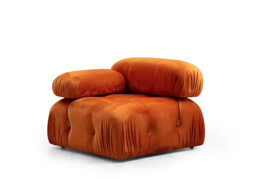 Andrarum Belgin Kupliva Divaanisohva 3-istuttava 288 cm Oranssi