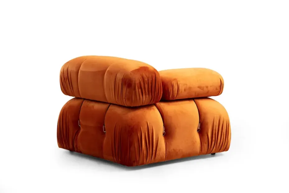 Andrarum Belgin Kupliva Divaanisohva 3-istuttava 288 cm Oranssi