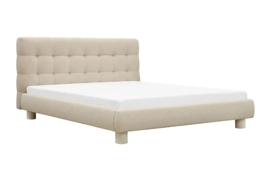Andrarum Teddy Täydellinen Sänkypaketti Sängynrunko ja Patja 180x200 cm Beige
