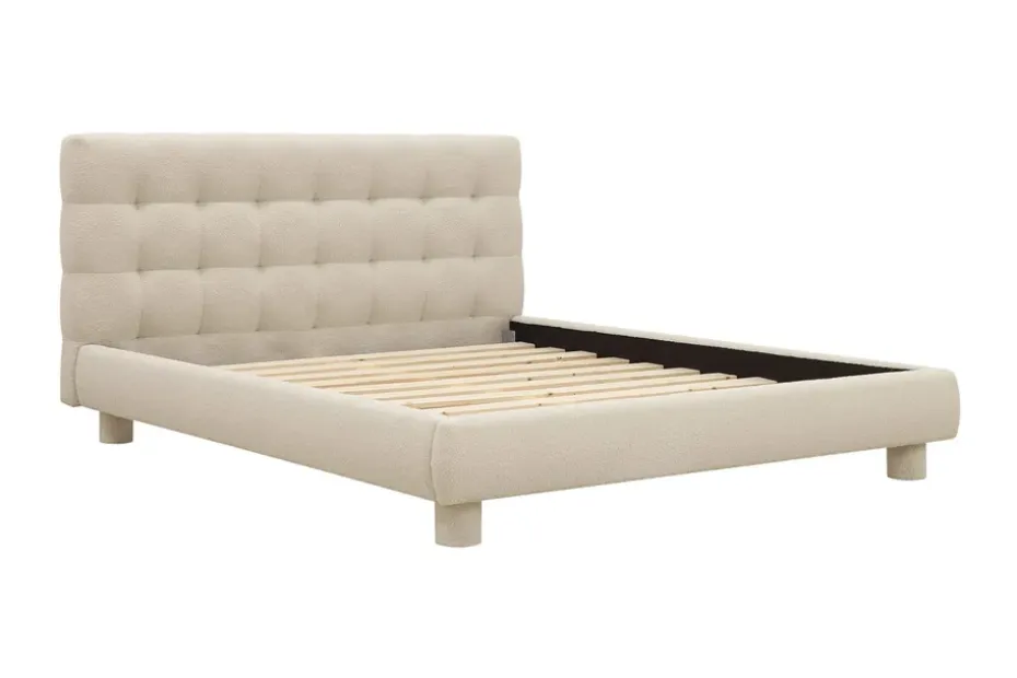 Andrarum Teddy Täydellinen Sänkypaketti Sängynrunko ja Patja 180x200 cm Beige