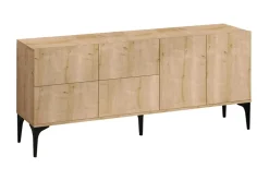 Apupöytä Bousghi 180 cm Luonnonväri