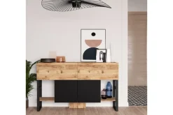 Apupöytä Challinder 139 cm Luonnonväri