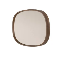 Aranfield seinäkiinnitteinen peili Suorakulmainen 88 cm Ruskea/Valkoinen