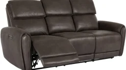 Arvello recliner-sohva 3-istuttava, sähköinen Ruskea