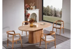 Atlantis Ruokapöytä 170 cm Soikea Luonnonväri