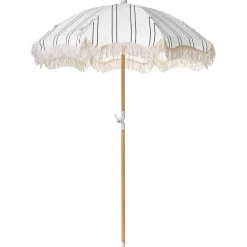 Aurinkovarjo ulos 155 cm Mondello valkoinen/musta