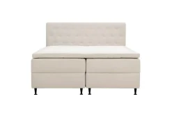 Bedly Hilton Plus Täydellinen sänkypaketti säilytystilalla 180x200 cm Vaalea beige