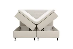 Bedly Hilton Plus Täydellinen sänkypaketti säilytystilalla 180x200 cm Vaalea beige