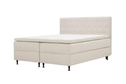 Bedly Hilton Plus Täydellinen sänkypaketti säilytystilalla 180x200 cm Vaalea beige