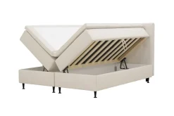 Bedly Hilton Plus Täydellinen sänkypaketti säilytystilalla 180x200 cm Vaalea beige