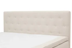 Bedly Hilton Plus Täydellinen sänkypaketti säilytystilalla 180x200 cm Vaalea beige