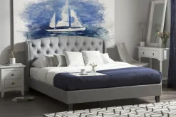 Bedly Parivuode Bordeaux 140x200 cm Harmaa