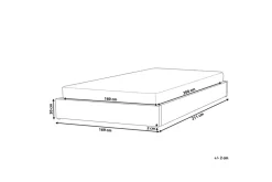 Bedly Parivuode Dinan 160x200 cm Harmaa