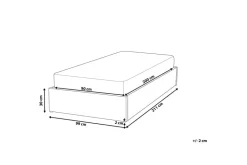 Bedly Parivuode Dinan 90x200 cm Harmaa