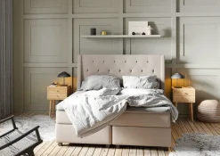 Berg & Strand Jenkkisänky Langham Beige 210x210 cm