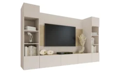 Bernice Tv-Kaappi 260x38 cm Beige