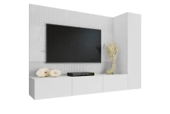 Bernice Tv-Kaappi 220x38 cm Beige