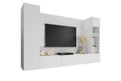 Bernice Tv-Kaappi 260x38 cm Valkoinen