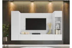 Bernice Tv-Kaappi 260x38 cm Valkoinen