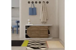 Berriaren Kenkäkaappi 104 cm Valkoinen