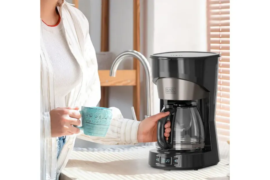 Black+Decker Kahvinkeitin Black+Decker LCD 12 Kupit Hopea