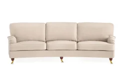 Bloomington Howard Lyx 4-istuttava Kaareva Kangassohva Beige