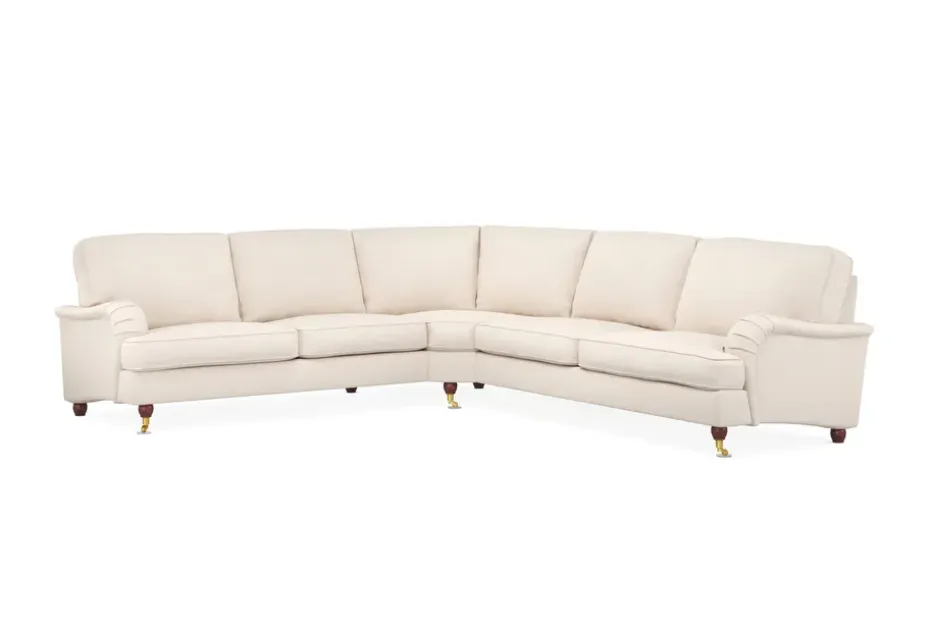 Bloomington Howard Lyx 6-istuttava Vasenkätinen L-muotoinen Kulmasohva Manchester Beige