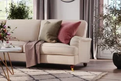 Bloomington Howard Lyx 6-istuttava Vasenkätinen L-muotoinen Kulmasohva Manchester Beige