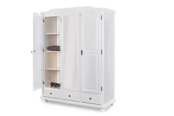 Bloomington Vaatekaappi Kappl 150 cm Puu/Valkoinen