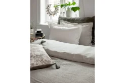Borås Cotton Pussilakanasetti Grand 220x230 cm Hiekka/Satiini