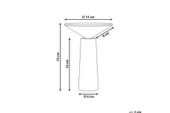 Bukada LED Pöytävalaisin 19 cm Musta