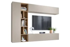 Bulet TV-huonekalusetti 224x33 cm Beige