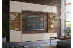 Bunda TV-huonekalusetti 250x30 cm Beige