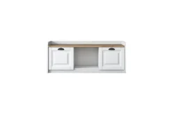 Caraway kenkäpenkki 120x45 cm valkoinen/ruskea Hanah Home
