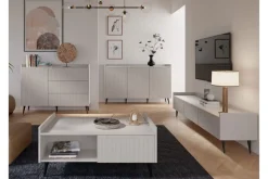 Chiku Huonekalusetti Olohuoneeseen Beige