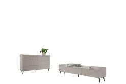 Chiku Huonekalusetti Olohuoneeseen Beige