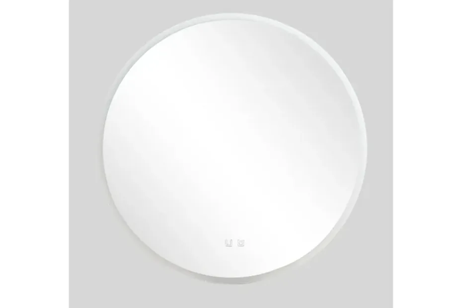 Clas Pyöreä Kylpyhuoneen Peili LED-valaistuksella 120 cm Anti-Fog ja Touch-ohjaus