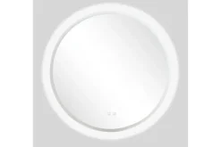 Clas Pyöreä Kylpyhuoneen Peili LED-valaistuksella 120 cm Anti-Fog ja Touch-ohjaus