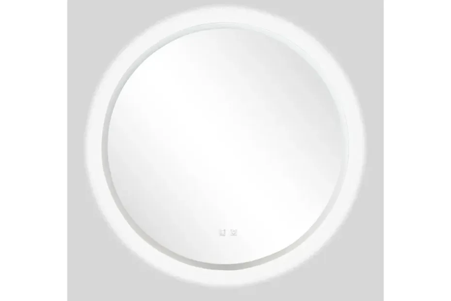 Clas Pyöreä Kylpyhuoneen Peili LED-valaistuksella 120 cm Anti-Fog ja Touch-ohjaus