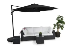 Comfort Garden Aurinkovarjo Vienna 3 m Musta