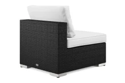 Comfort Garden Bahamas Keskimoduuli Ulkokäyttöön Polyrottinkia Musta