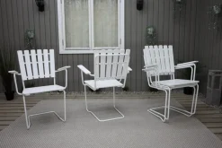 Comfort Garden Nojatuoli Vaxholm Valkoinen KWA