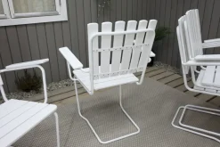 Comfort Garden Nojatuoli Vaxholm Valkoinen KWA