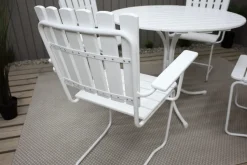 Comfort Garden Nojatuoli Vaxholm Valkoinen KWA